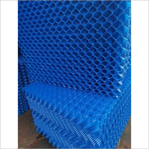 PVC Cooling Tower Fill - Various Dimensions, Blue Honeycomb Design | Easy Installation for Optimal Cooling Efficiency