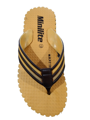 Brown Mens Ultra Smooth Hawai Slipper
