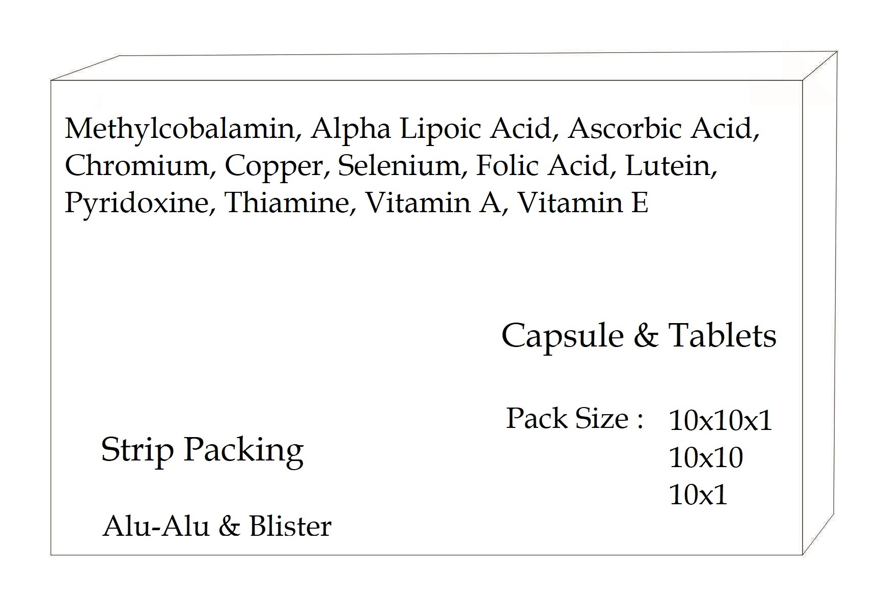 Co Enzyme Q10, L-carnitine, Lycopene Powder 5% W/w, Ascorbic Acid, Green Tea Extract, Dl-methionine, Dha, Epa, Zinc Sulphate Monohydrate . Health Supplements