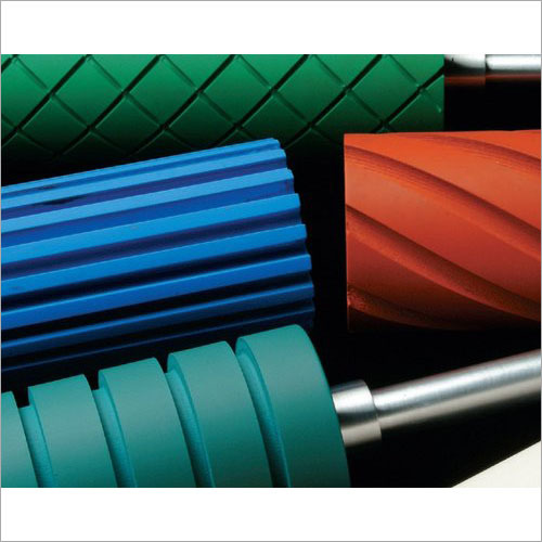 Multicolor Rubber Grooved Spreader Rollers