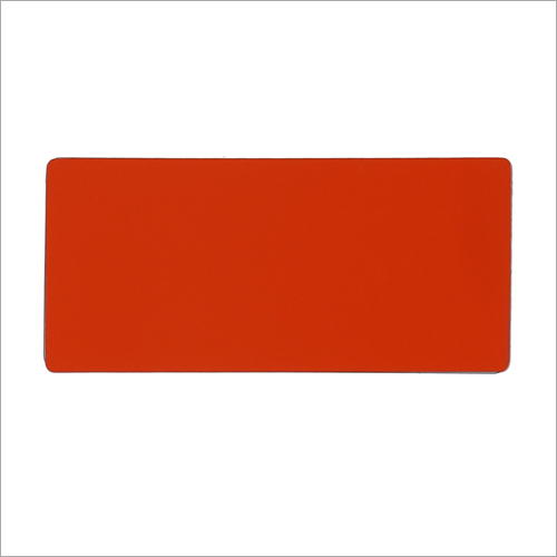 Orange Acp Sheet Application: Interior & Exterior