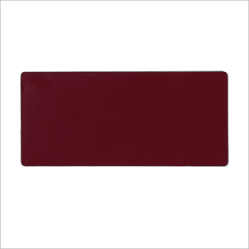 Burgandy Acp Sheet Application: Interior & Exterior