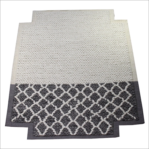 Hand Woven Braided Wool Dhurrie