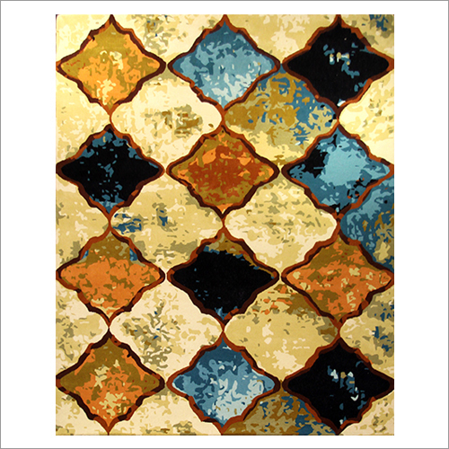 Hand Tufted Geometrical Wool Carpet