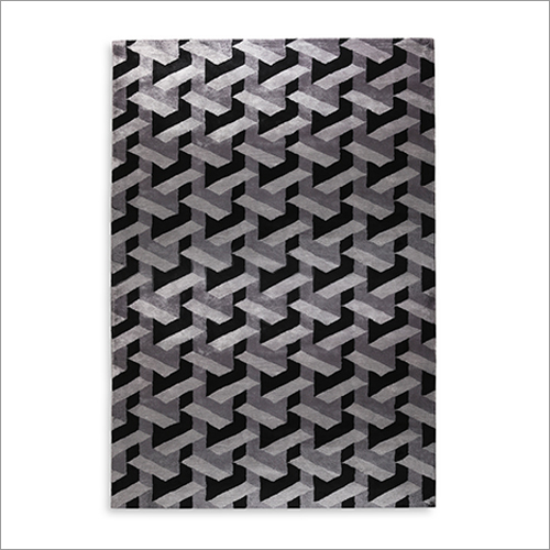 Hand Tufted Geometrical Viscose Carpet Dimension(l*w*h): 5*8 Millimeter (Mm)