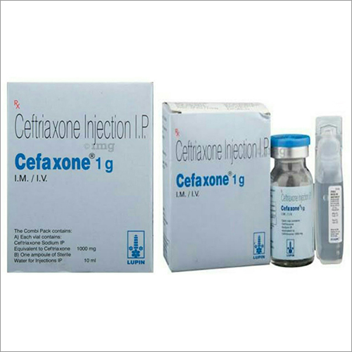 1 g Ceftriaxone Injection IP