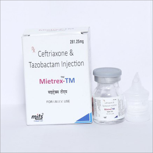 281-25mg Ceftriaxone and Tazobactam Injection