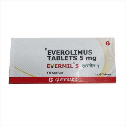 5 मिलीग्राम एवरोलिमस टैबलेट