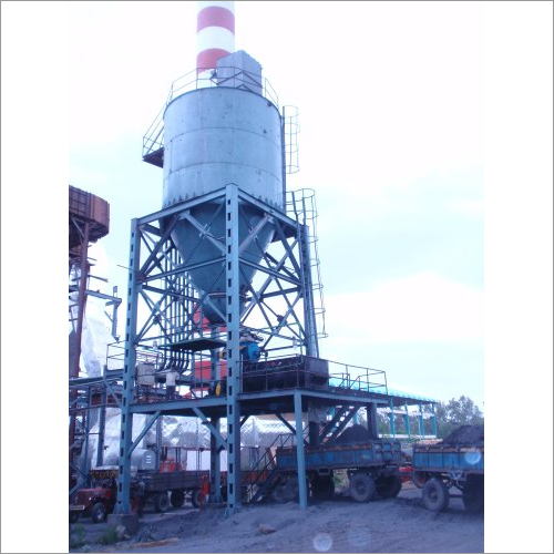 Industrial Fly Ash Silo - Mild Steel, 40 ft Height, 800 Ton Capacity | Galvanized Finish, Painted Surface, Industrial Usage