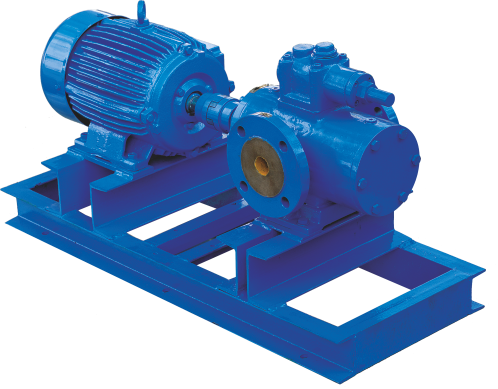 Three Screw Pump - Color: Blue