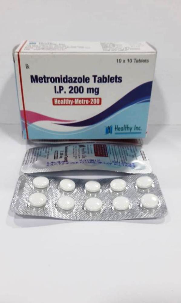Metronidazole Tablets - Ip/bp/usp 200 Mg/250 Mg/400 Mg/500 Mg | Generic Antimicrobial, Storage Below 30 Degree
