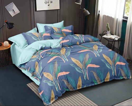 Texas Bedsheet - Microfiber, 90 x 100 Inches, Yellow Striped | Includes 1 Bedsheet and 2 Pillow Covers, Ideal for Home and Hotel Use