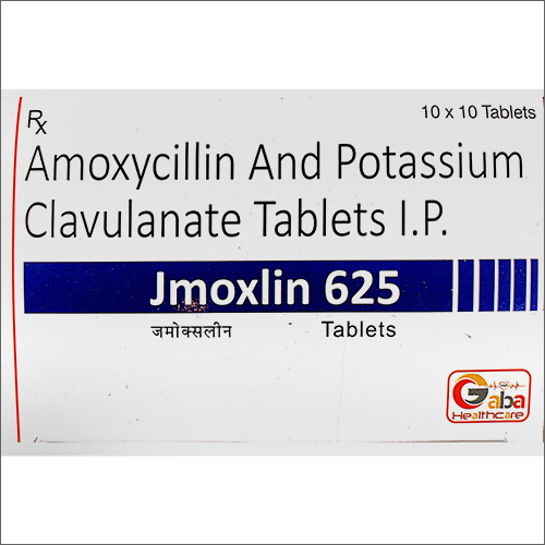 एमोक्सिसिलिन और पोटेशियम क्लैवुलनेट टैबलेट Ip Jmoxlin 625 सामान्य दवाएं
