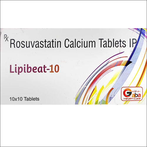 Rosuvastatin Calcium Tablets Ip Lipibeat-10 General Medicines
