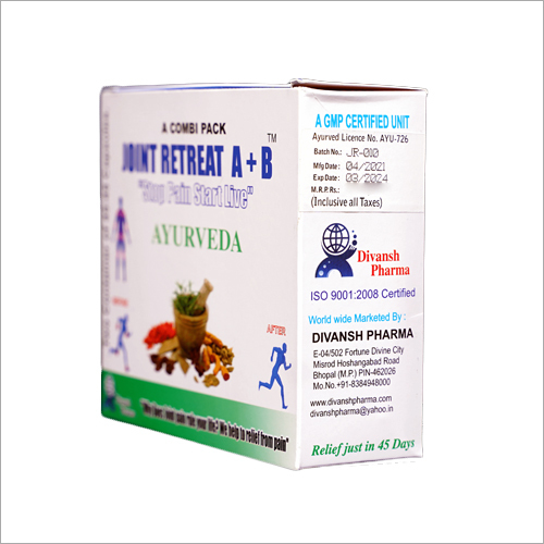 Joint Pain A+b Ayurvedic Capsules Dry Place