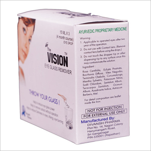 15 Ml X 3 Ayurvedic Eye Glass Remover Drop