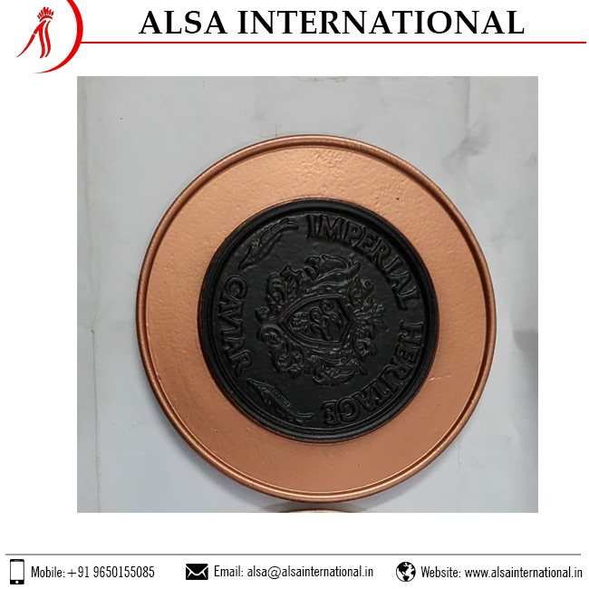 2 Colors Aluminum Coaster