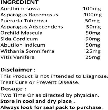 Herbal Height Increase Medicine Dosage Form: Powder