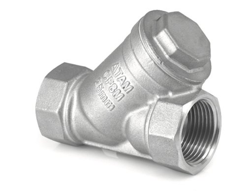 Stainless Steel Y Type Strainer - 15 mm, Silver Color | Hydraulic Medium Pressure, BSP Parallel Threads