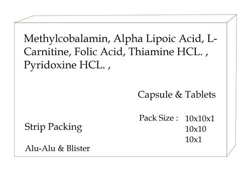 "Methylcobalamin, Alpha Lipoic Acid, L-carnitine, Folic Acid, Thiamine Hcl. , Pyridoxine Hcl. , "