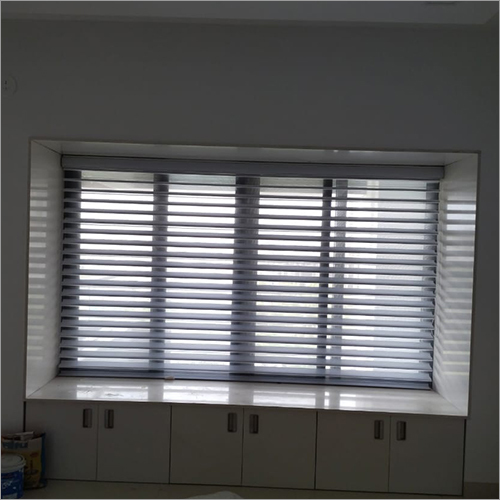 Zebra Blinds - Plastic And Wood , 6 Ft Maximum Width, Dark Coffee Color, Modern Style, Durable And Dust Resistant Design