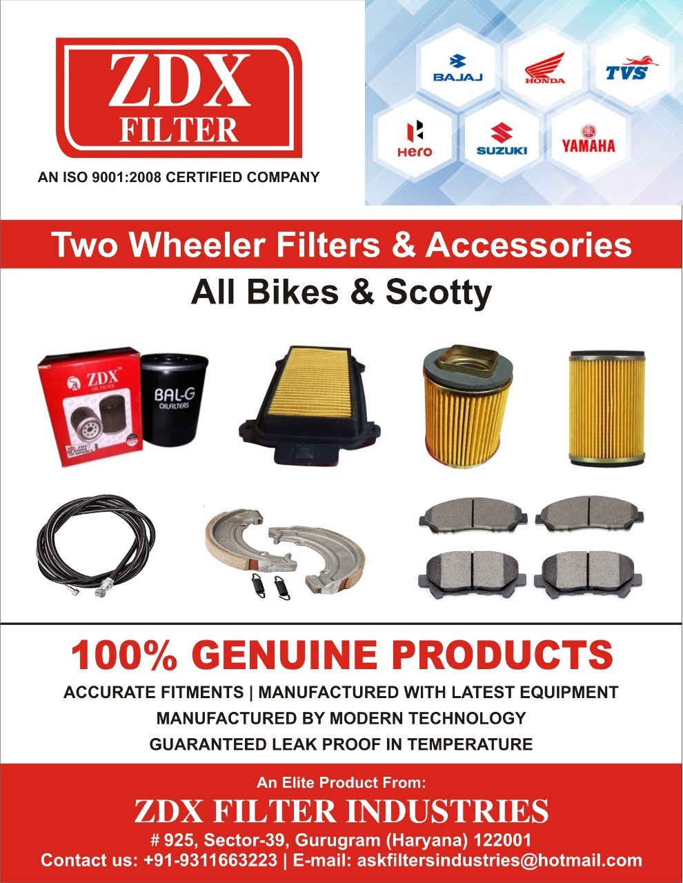 Air Filter Bullet Zx-55