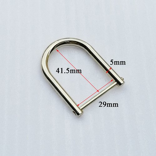 41.5mm Metal D Ring Buckle For Crafts Bag Accessory Belt Straps Loop Hardware Pet Dog Collar Leash Rope Harness Backpack Clasp