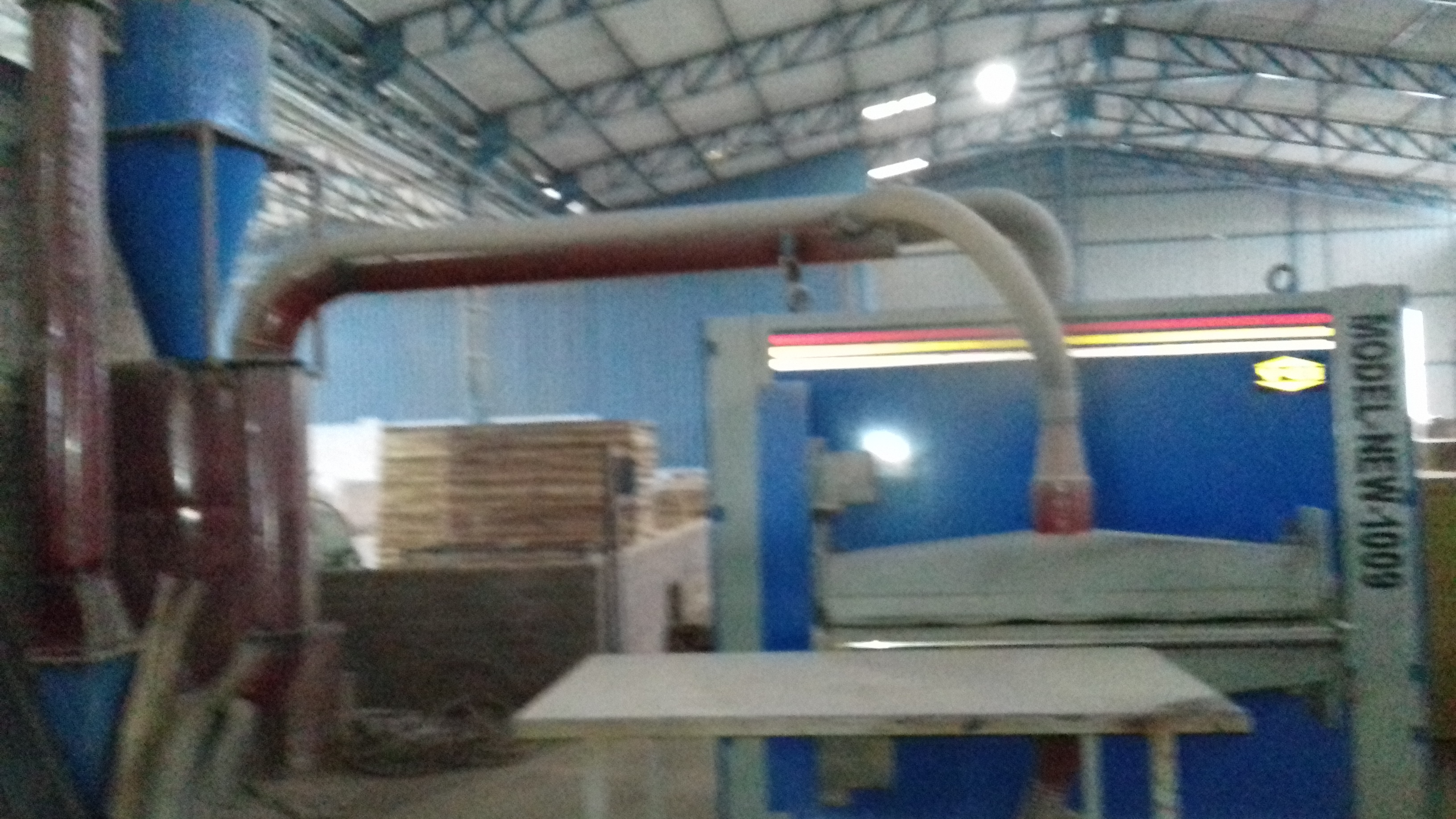 Dust Collector On Drum Sending Machine - Material: Stainless Steel