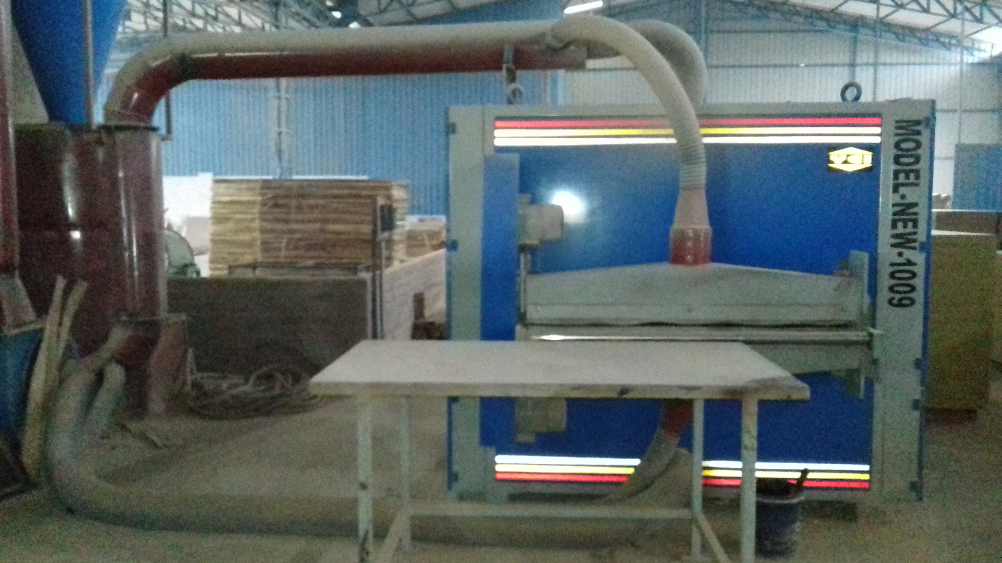 Dust Collector On Drum Sending Machine - Material: Stainless Steel