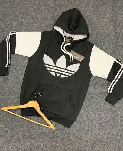 Anti Uv Plain Print  Sweatshirt (Kangaroo Pocket )