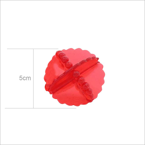 Washing Machine Laundry Ball Pack - Silicone Material, 0.100 Kg Weight, Red Color | Prevents Tangle & Twisting, Improves Cleaning Efficiency, Fluffy Clothes