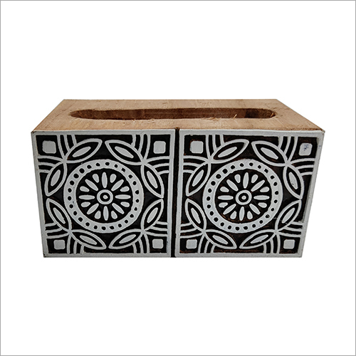Wood Wooden Handblock Mobile Stand