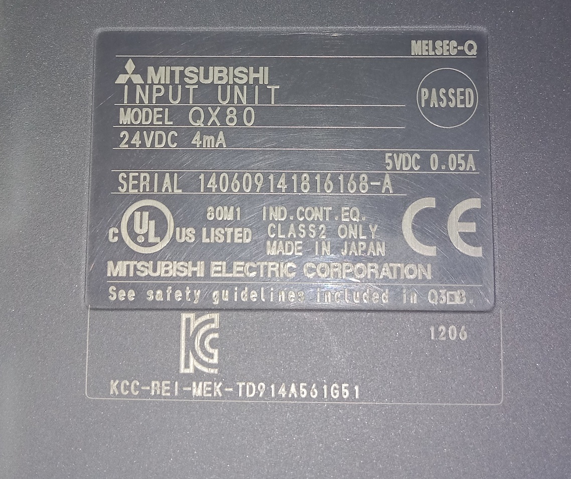 Mitsubishi Digital Input Module Qx80