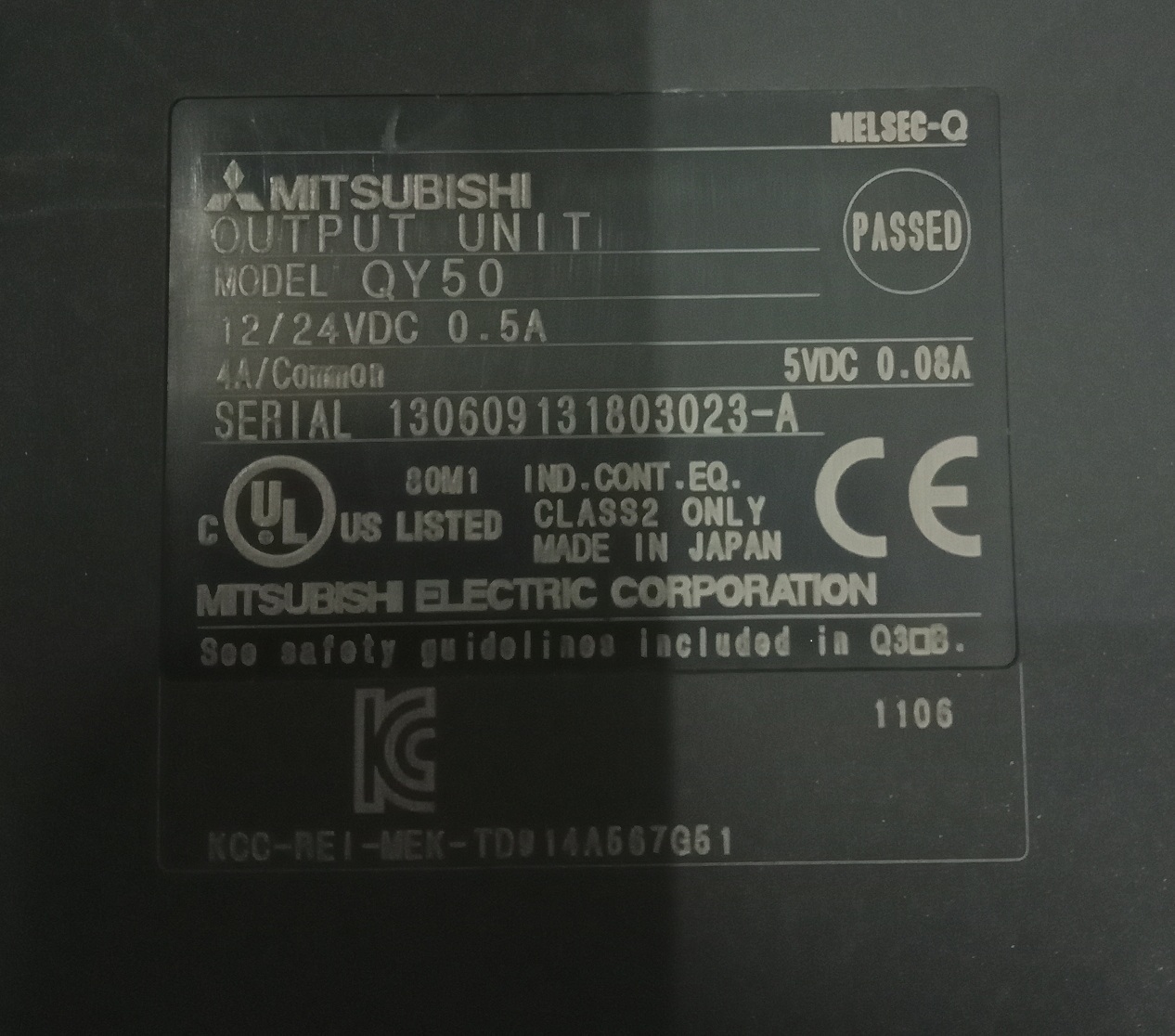 Mitsubishi Output Module Qy50