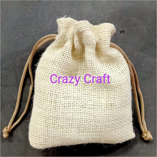 Plain Dyed Jute Pouches