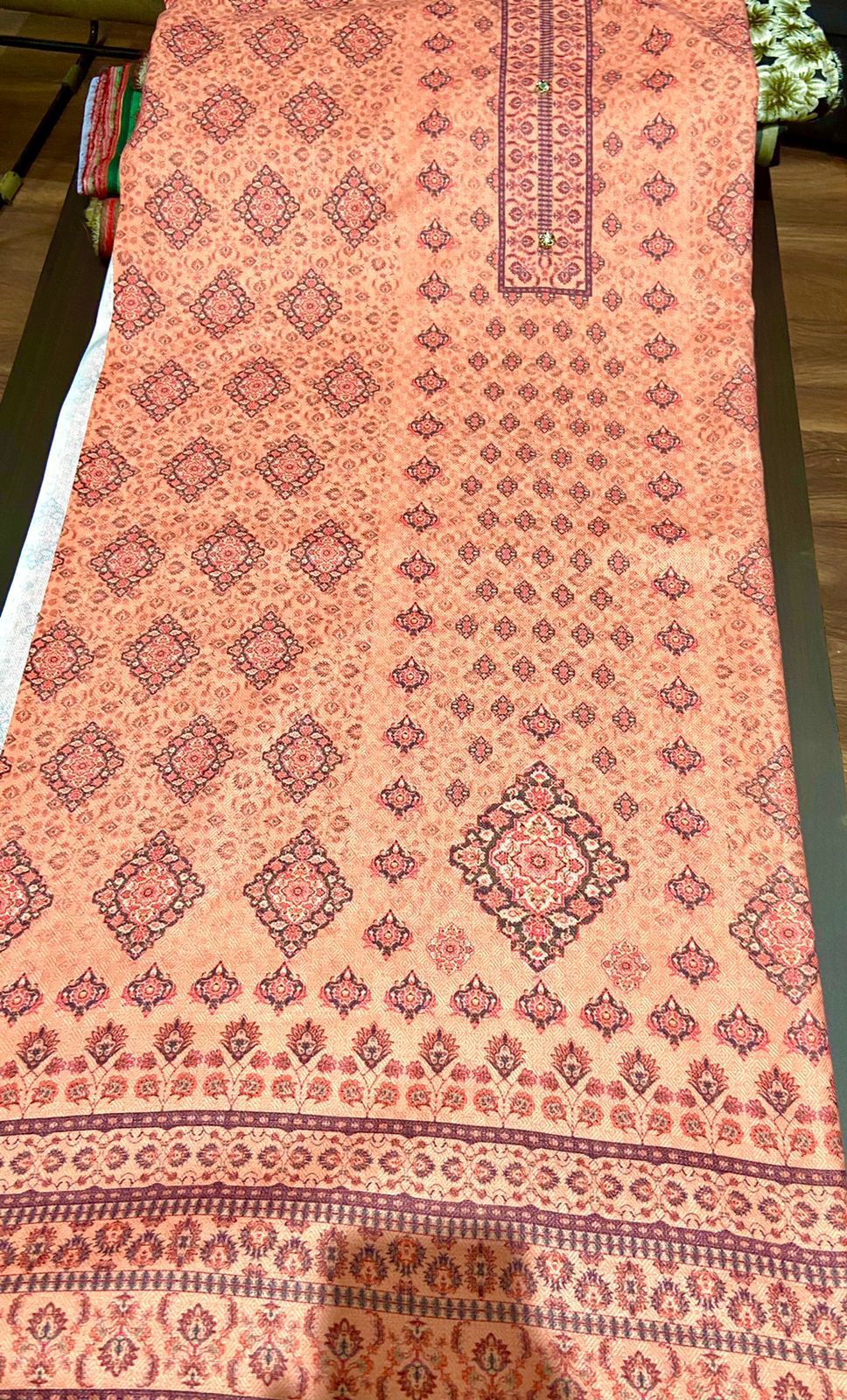 Winter Pashmina Digital Plain Fabric - Customized Size, Jaquard Stole | Anti-wrinkle, Washable, Non-toxic, Breathable, Elegant