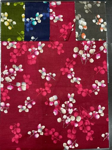 Cambric Cotton - Casual Fabric, Lightweight and Breathable Material, Alluring Motifs and Unique Prints for Summer Style