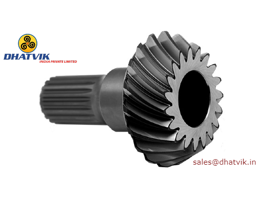 Spiral Bevel Gear - Color: Polished