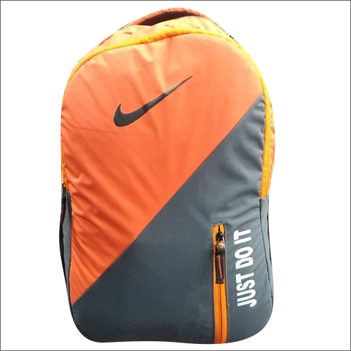Available In Different Color Orange Grey Backpacks