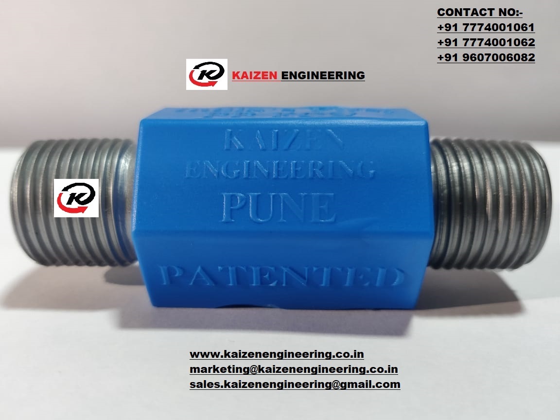 Flow Control Valve - Polypropylene Pp, 1/2 Inch Port Size, Silver & Blue | Unidirectional Flow, Non-return Valve, Self-operating Float Design