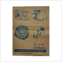 बिग बुक फ्लिप चार्ट का उपयोग: ड्राइंग के साथ-साथ टेक्स्ट लिखना