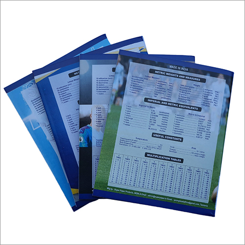 Rectangular Exercise Notebook