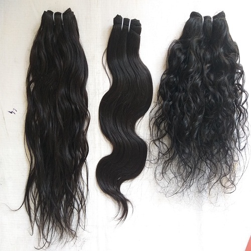 Indian Body Wave Extensions Machine Wefts Hair Application: Profesional