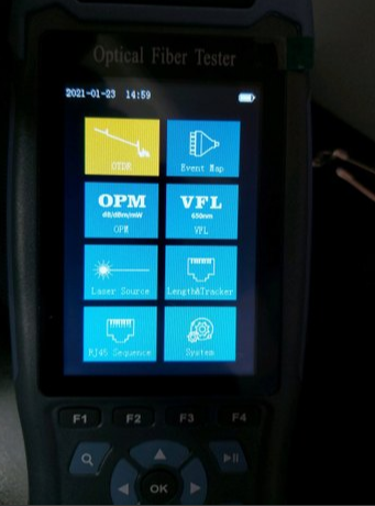 Mini Otdr 9 24-22db 9 Function Bme Brand Optical Time Domain Reflectometer