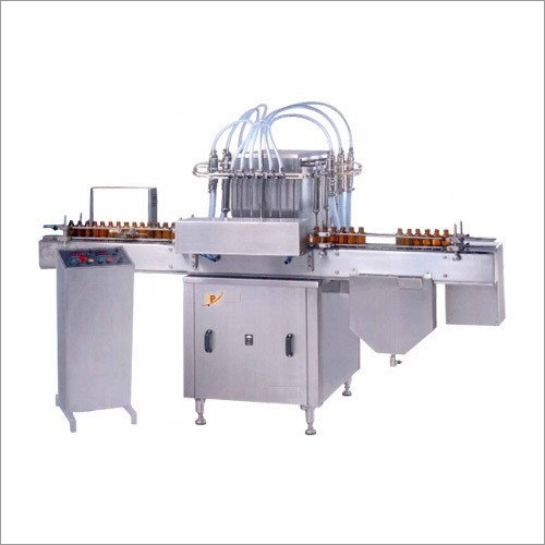 Fully Automatic Liquid Filling Machine - Stainless Steel, Semi-Automatic Operation | Ideal for Beverage and Chemical Applications with Electric Drive