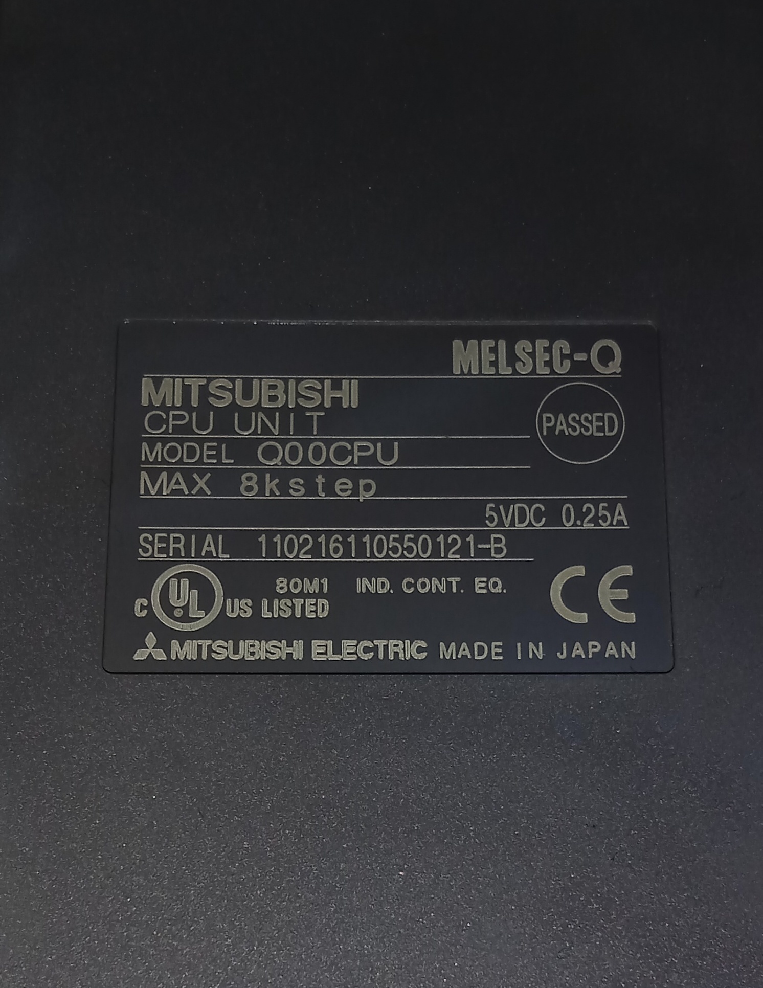 Mitsubishi Cpu Module Q00cpu