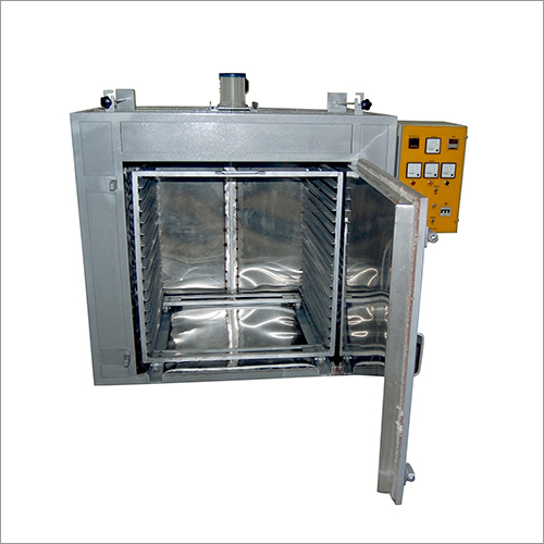 Automatic Tray Dryer - Mild Steel, 440 Power Capacity | Industrial Silver Design