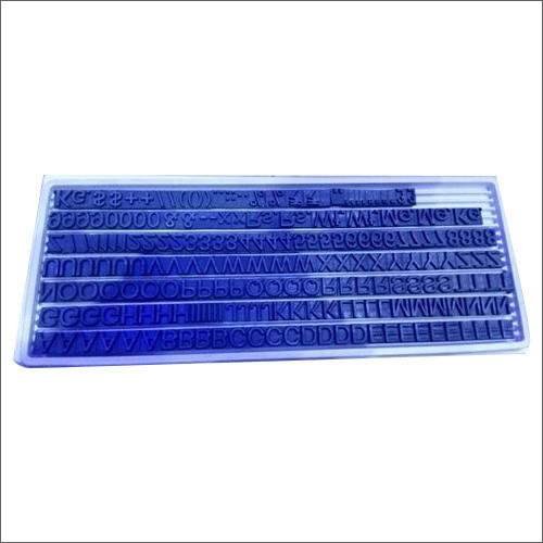 Handy Codder Grooved Rubber Letter Set