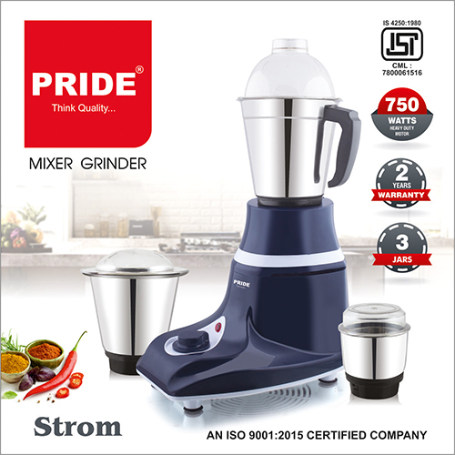 Red 750w Strom Series Mixer Grinder