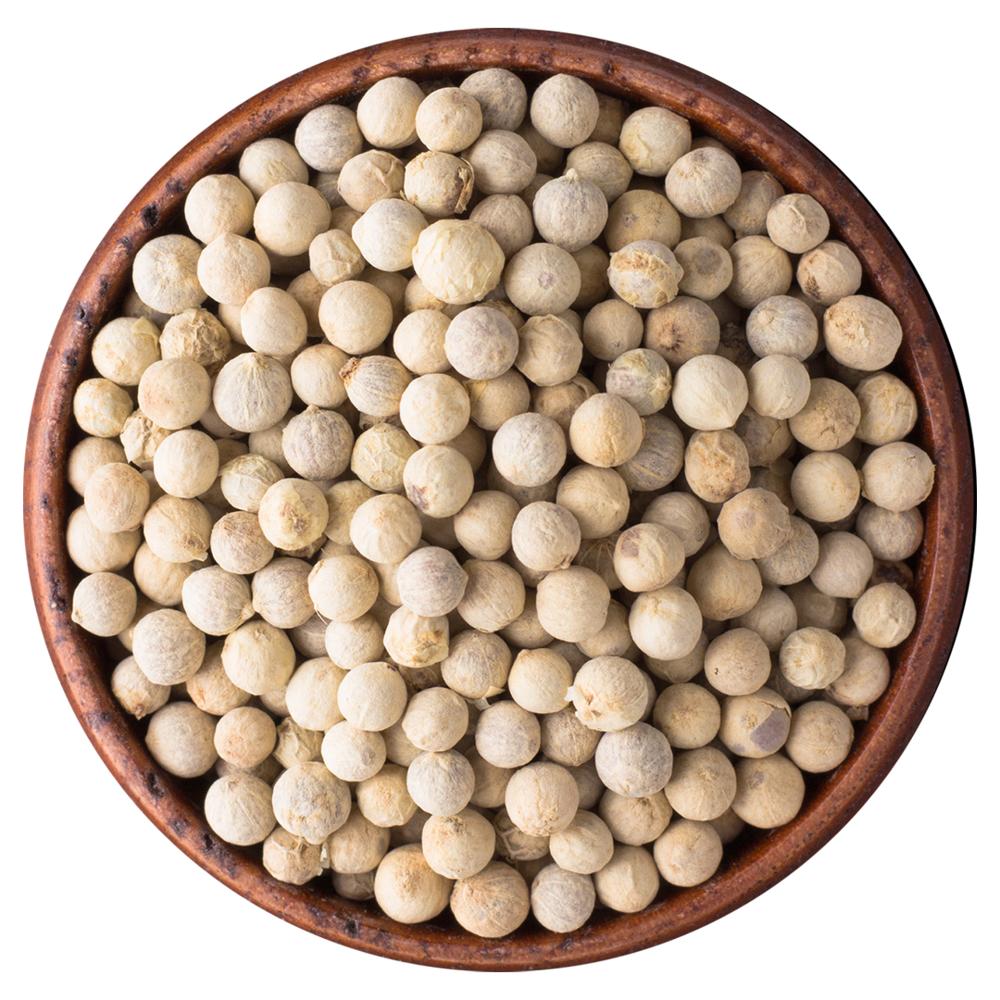 Unbleached White Pepper - Physical Form: Seeds